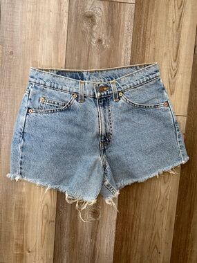 Levi's Light Blue Denim Cutoff Shorts